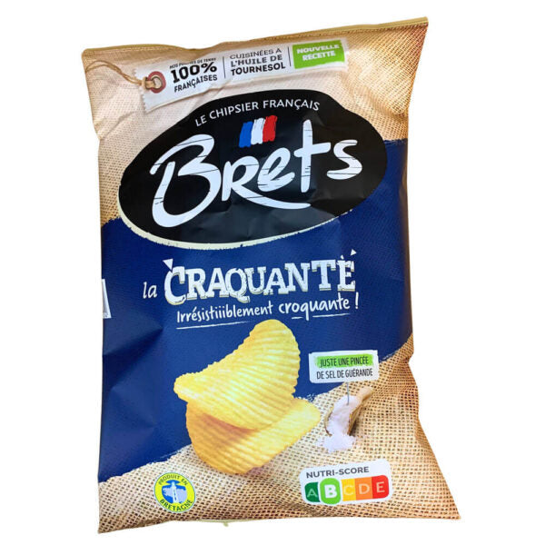 Brets Guerande Salt Potato Crisps 125g