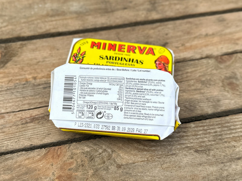 (FISHOP) MINERVA SARDINES IN OLIVE OIL