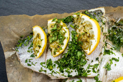 Oven-Ready Seabream with Lemon & Parsley (450g) - The Fresh Fish Shop UK